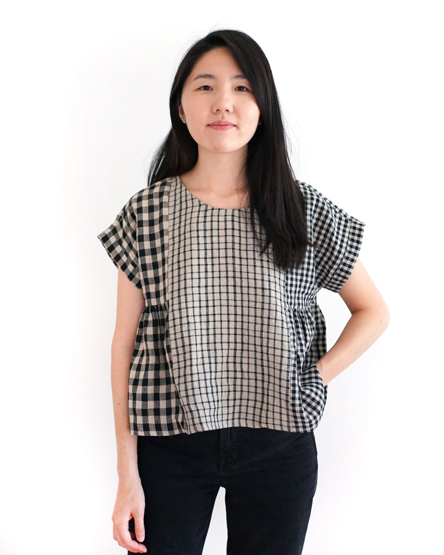 Collage Gather Top - Matchy Matchy PDF Pattern