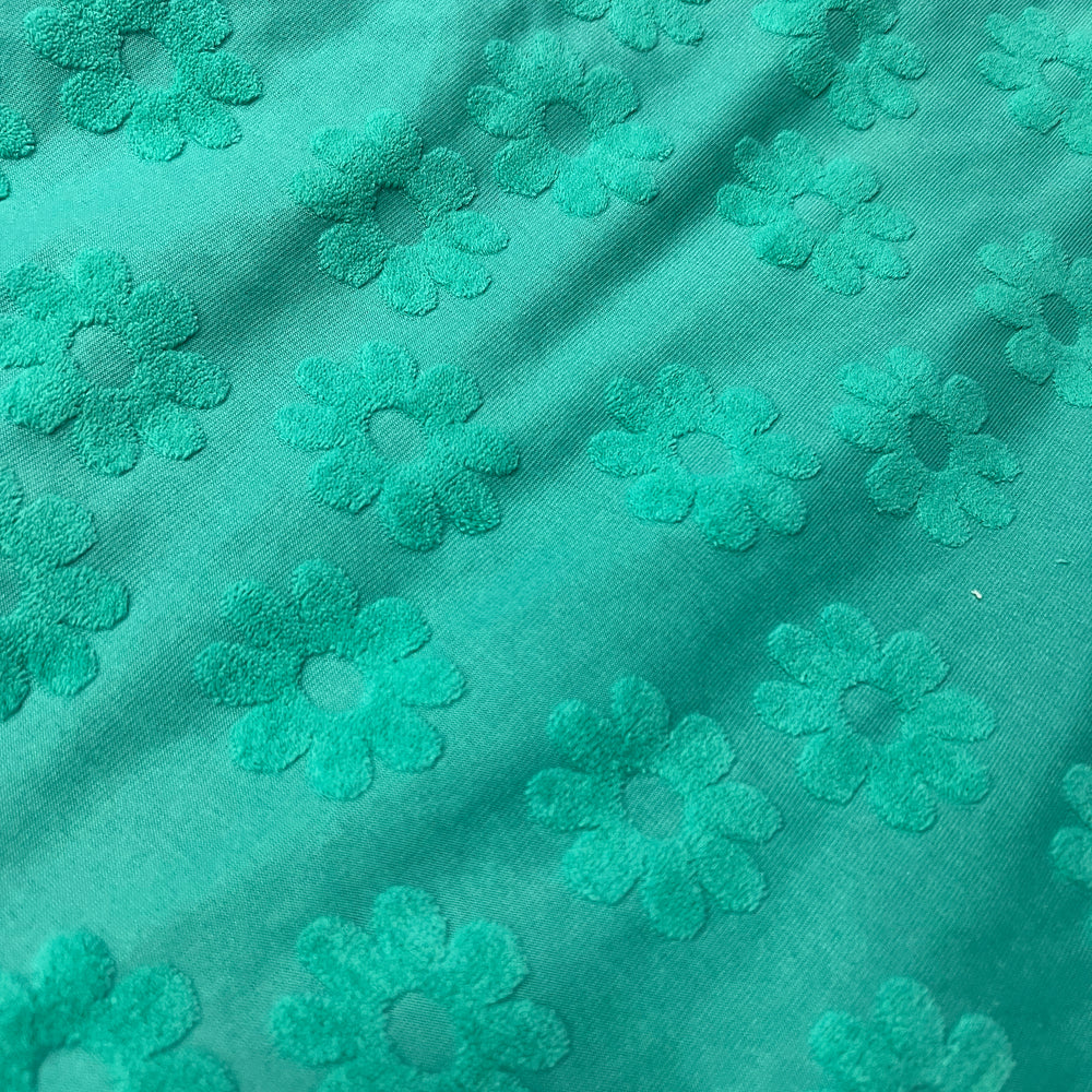 Jacquard Towelling - Aqua