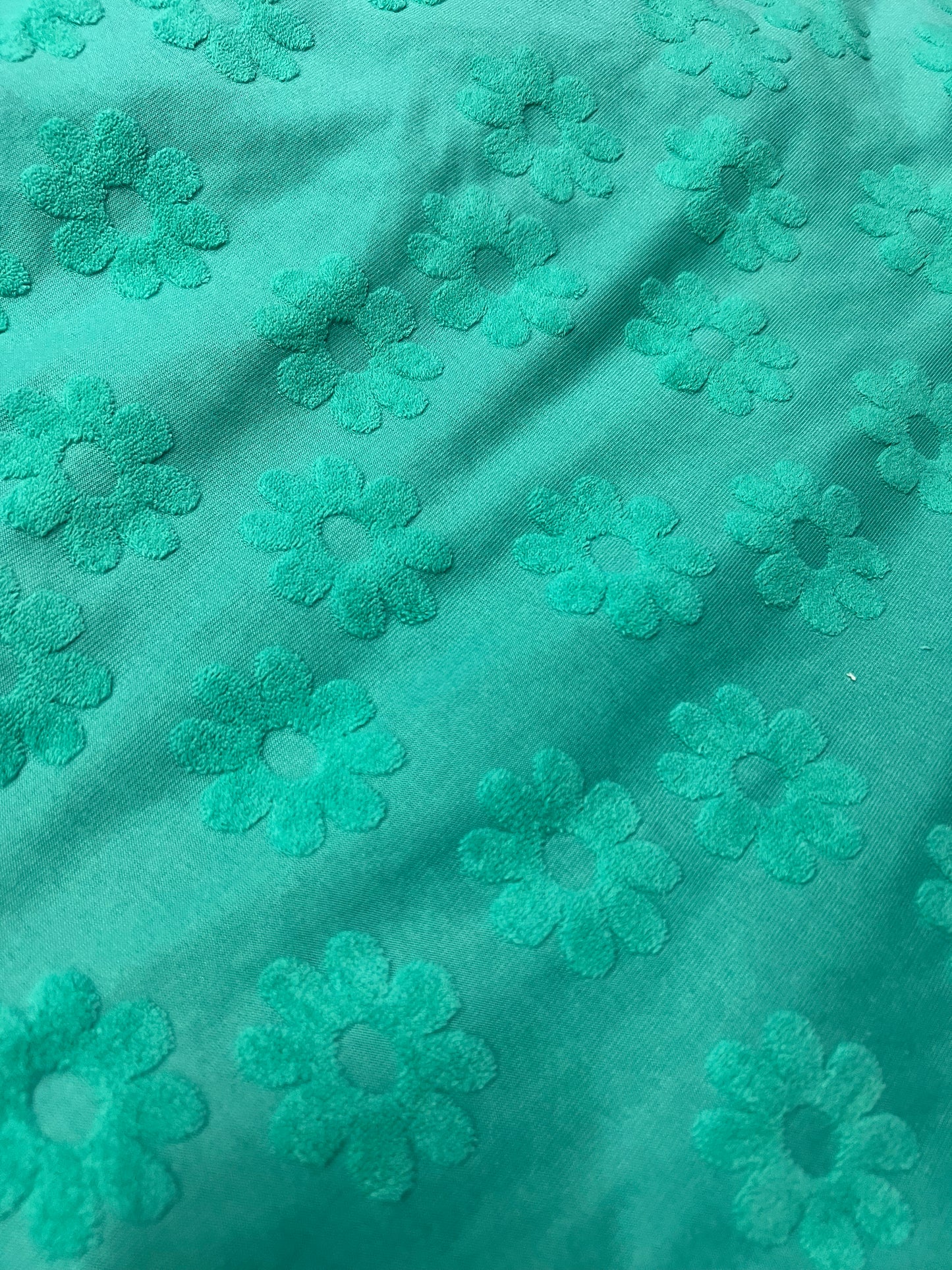 Jacquard Towelling - Aqua