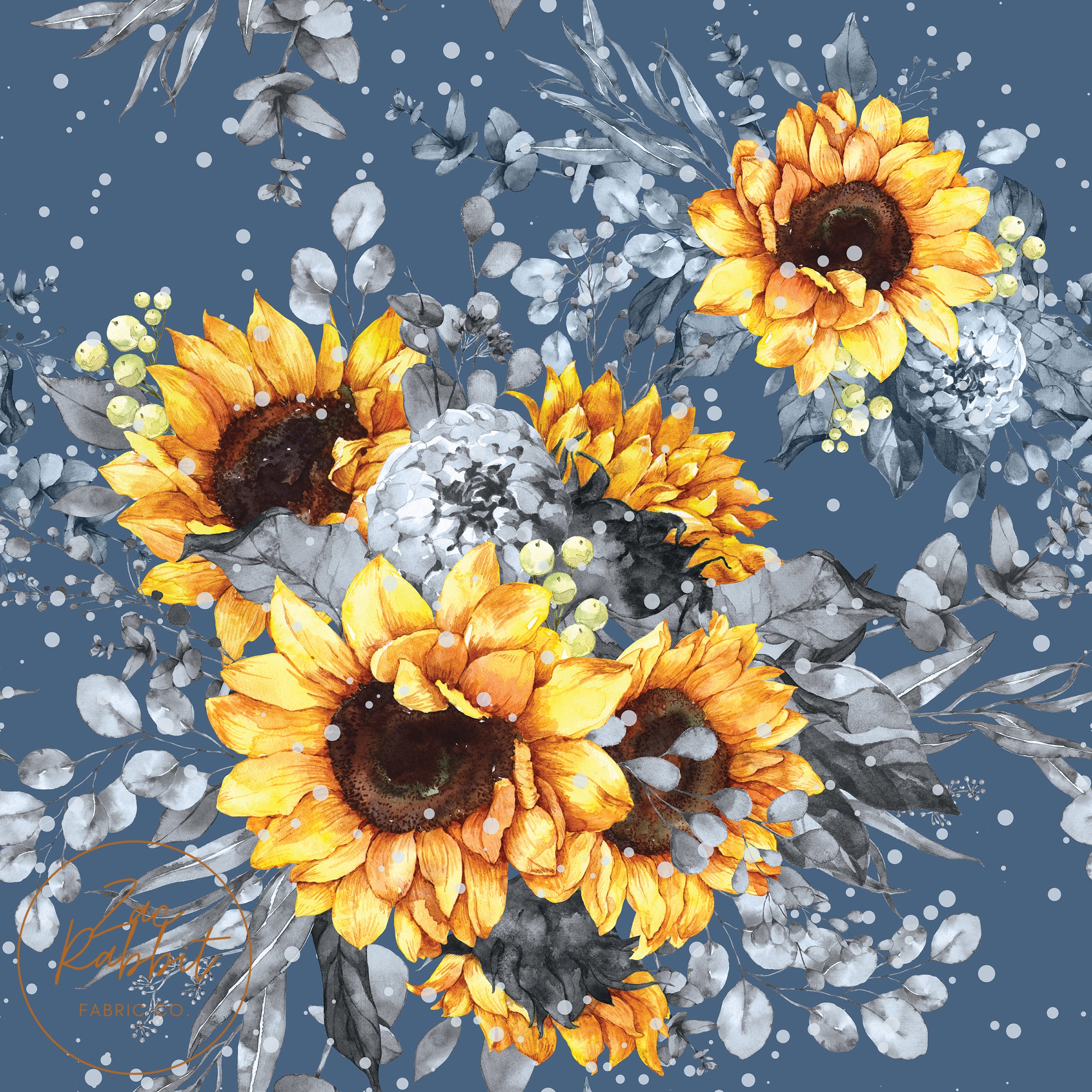 Blue Sunflowers