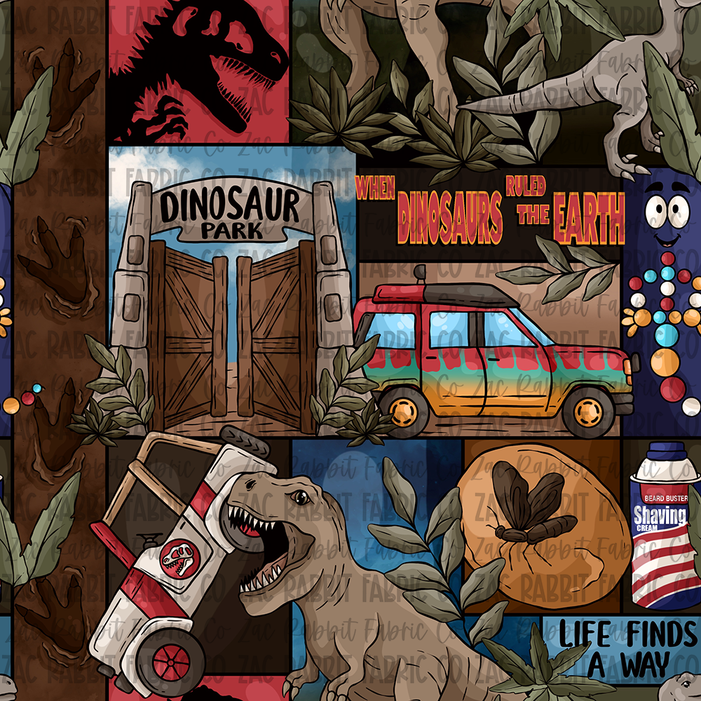 
                      
                        Dinosaur Patchwork - PREORDER
                      
                    