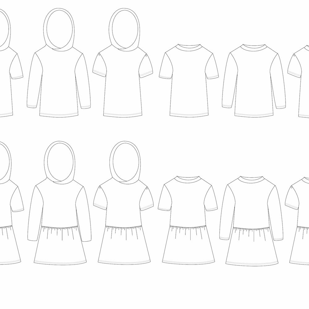 
                      
                        Eclipse T-Shirt & Dress - Waves & Wild PDF Pattern
                      
                    