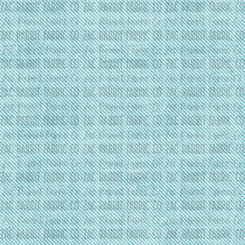 Teal Denim Wash - Faux Denim - PREORDER