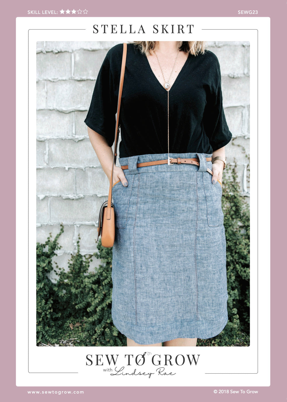 Stella Skirt - Sew To Grow PDF Pattern