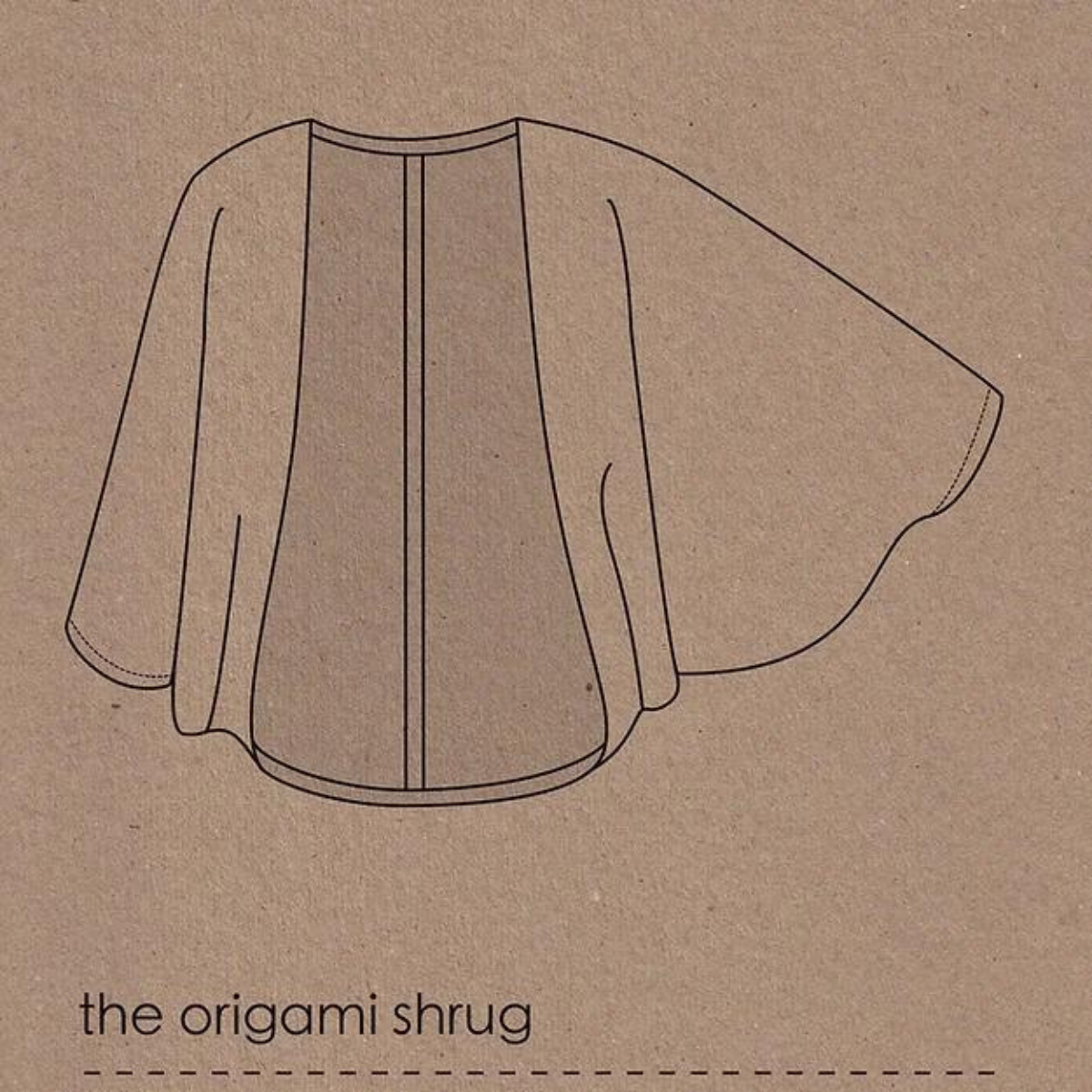 Origami Shrug - Mini Pattern