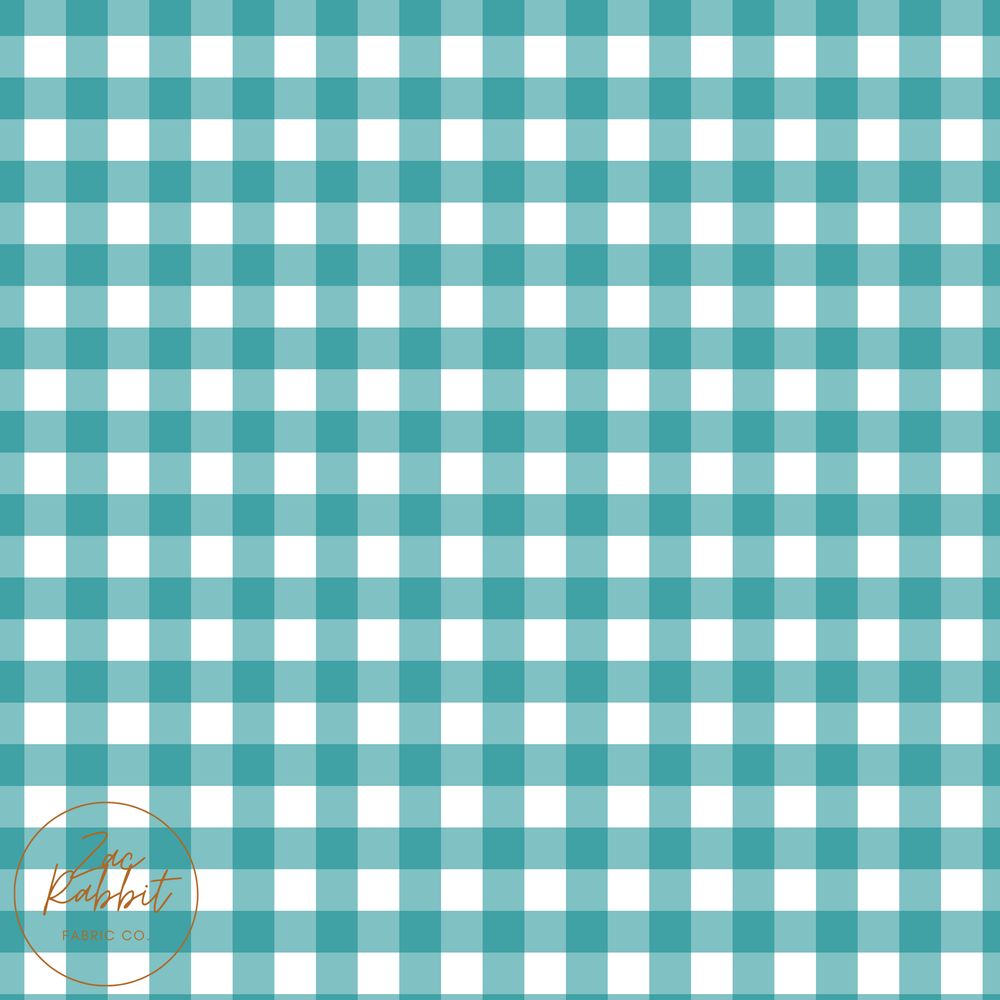 Teal Gingham