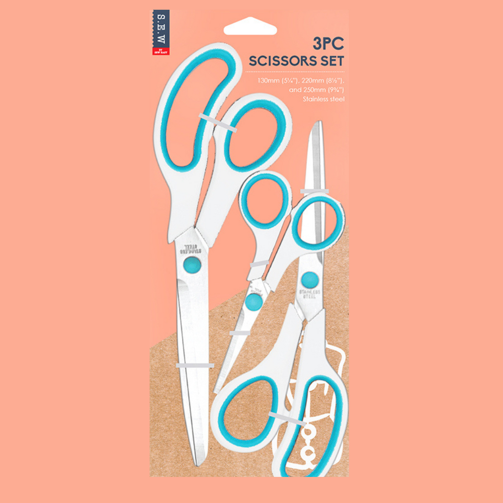 S.E.W. Scissors 3 Piece Set