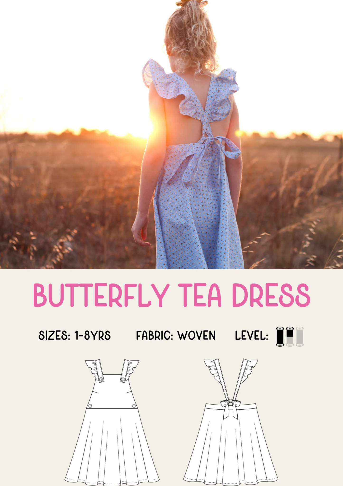 Butterfly Tea Dress