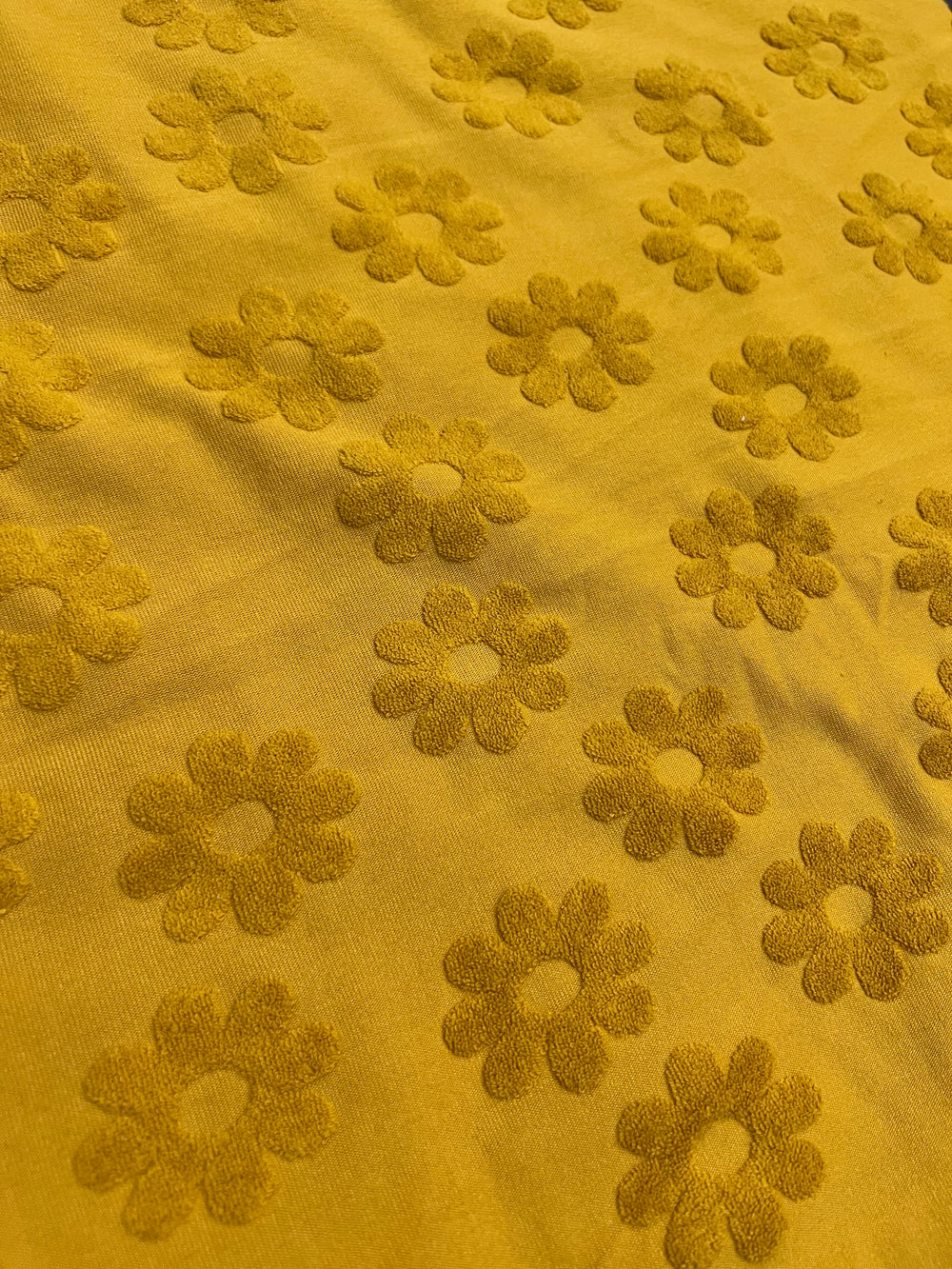 Jacquard Towelling - Mustard